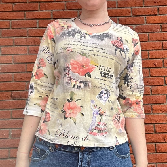 Y2K Whimsigoth 2000s longsleeve - Picture 1 of 11